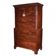 Chippendale-Style Mahogany Chest