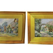 Pair of Watercolor Prints